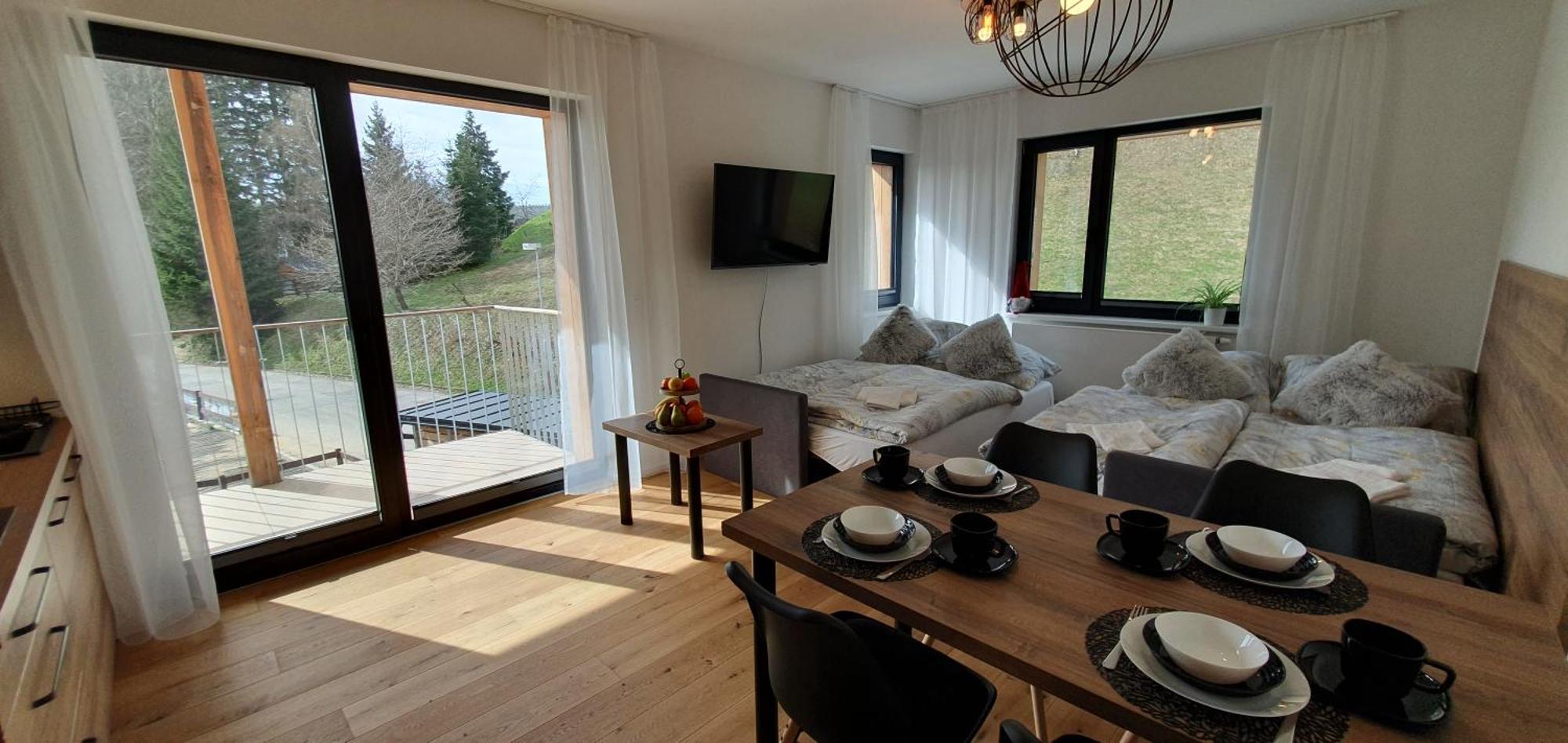 Ski&Bike Apartment Janske Lazne + Parking Exteriör bild